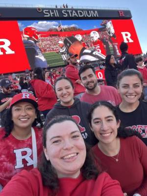 REHAB Lab team photo at a game